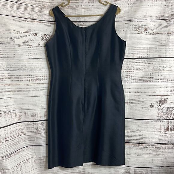 Vision Apparel Dress Womens Vintage Y2K 100% silk scoop neck Sleeveless mini - Picture 5 of 8